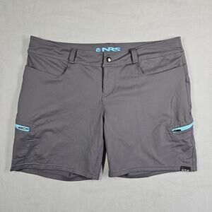 NRS Guide Shorts Womens Size 10 Zip Pocket Quick Dry Hiking Boating Athletic